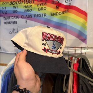 Dodgers World Series Champions Cap